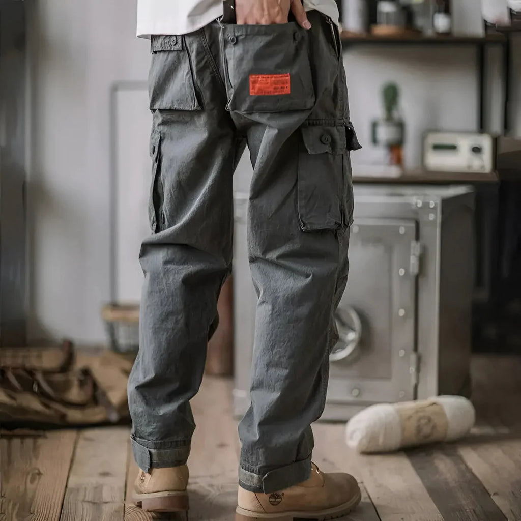 Breveno — Breathable Cotton Cargo Pants with Adjustable Fit