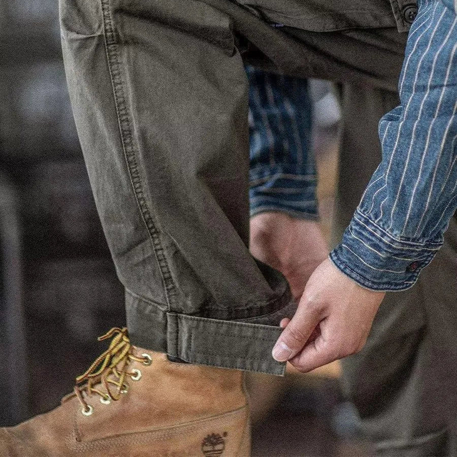 Breveno — Breathable Cotton Cargo Pants with Adjustable Fit